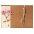 thumbnail image 6 of Blessing greeting cards for various occasions, eternal flower holiday greeting cards, blank greeting cards with kraft paper cover, 6 of 6
