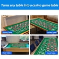 thumbnail image 3 of GSE Games & Sports Expert 36"x72" Casino Roulette Layout Felt. Professional Las Vegas Style American Roulette Mat for Casino Game Night, 3 of 6