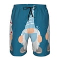 thumbnail image 3 of Fotbe Nurse Doctor Gnomes Trajes de Baño Estampados para Hombre, Shorts de Verano de Secado Rápido, Ropa de Playa, Bañadores-Large, 3 of 6