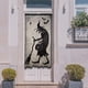 thumbnail image 4 of Cortina de puerta de Halloween, cubierta de Panel de puerta de miedo, cortina de ventana para casa cazada, decoración de vacaciones para interiores y Macarena Cortina de puerta de Halloween, 4 of 8