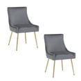 thumbnail image 1 of Chaise Jacki ll Gris Foncé Lot de 2, 1 of 4
