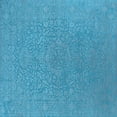 thumbnail image 1 of Ahgly Company Indoor Square Oriental Light Blue Industrial Area Rugs, 5' Square, 1 of 4