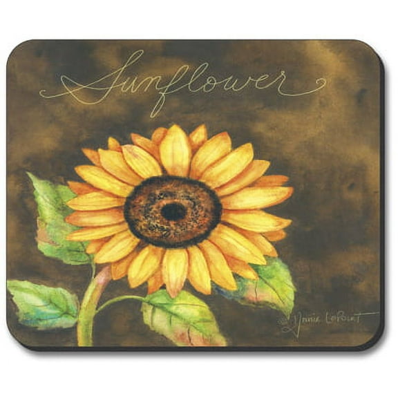 Art Plates Mouse Pad - Sunflower