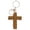 Brown, variant on Macrame Cross Keychain,Jesus Key Chain Christian Car Accessories Handmade Soft Cross Keychain Boho Decor for Women Men Gifts,White