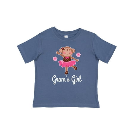

Inktastic Gram Girl Ballerina Monkey Gift Baby Girl T-Shirt