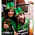 thumbnail image 4 of PMU St. Patrick's Day Headwear Decorations and Party Supplies - Foil Curved Brim Top Hat - Irish Costume, Party Accessory (3/pkg) Pkg/1, 4 of 6