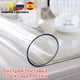 thumbnail image 2 of Mantel de PVC transparente de vidrio suave, impermeable, a prueba de aceite, cubierta de mesa Rectangular para cocina y comedor, 1,0mm qym unisex, 2 of 2