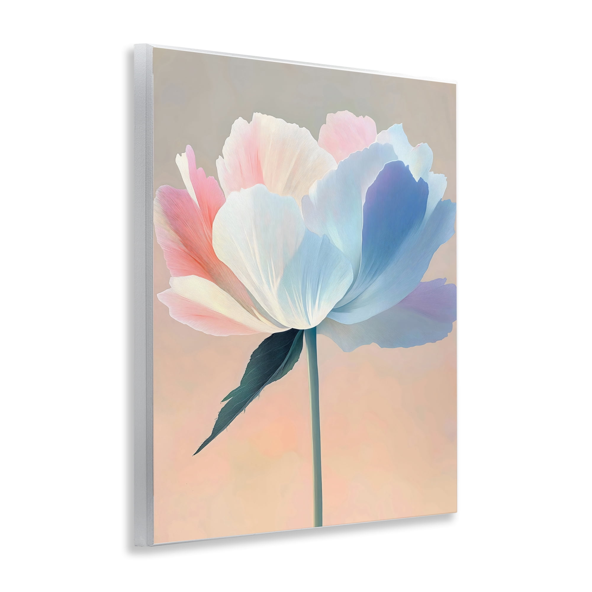 Stupell Industries Pink & Blue Flower Serenity Wall Plaque Art, design by The Prints Vibe