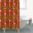 thumbnail image 6 of 72x72 Inch Fabric Shower Curtain Waterproof Polyester, Daisy Floral Print, 6 of 6