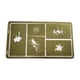 thumbnail image 2 of Piezas de herramientas de pintura CUTICAT plantilla de pintura 110x62.5 mm, 2 of 8