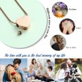thumbnail image 4 of Cremation Jewelry for Ashes - Heart Pendant Memorial Urn Necklace Ashes Holder Stainless Steel Personalized Customization Keepsake, 4 of 7