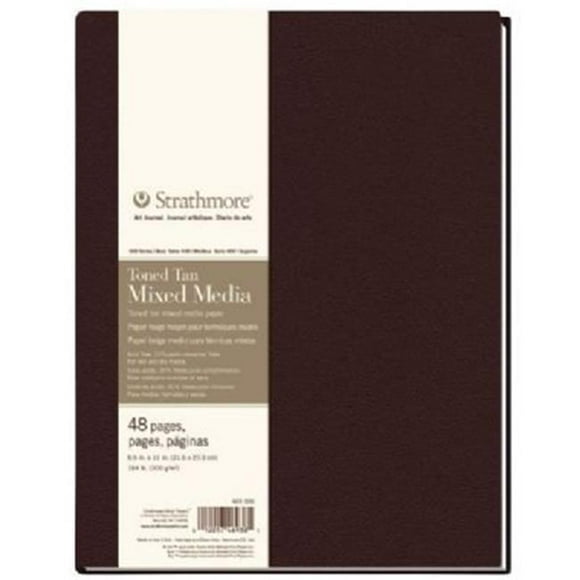 Alvin ST469-308 8.5 x 11 in. HB Toned Mixed Media Journal, Tan