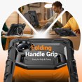 thumbnail image 3 of Case for Xiaomi Redmi Pad SE 8.7 inch 2024, 360 Rotating Stand Handle Shoulder Strap Heavy Duty Shockproof Cover, Black, 3 of 7