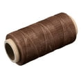 thumbnail image 3 of Unique Bargains 186 Yards 210D/1mm Leather Sewing Thread Polyester Waxed Cord, Milk Chocolate, 3 of 5