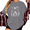 1-Gray, variant on UNISHE Women's Red Mystical Cat Wolf Graphic Short Sleeve T-Shirt Relaxed Fit Top