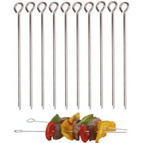 100% Food-Grade 304 Stainless Steel Turkey Lacers, roll needles, meat needles, metal skewers, cocktail skewers for Trussing Turkey and Poultry (10Pack)