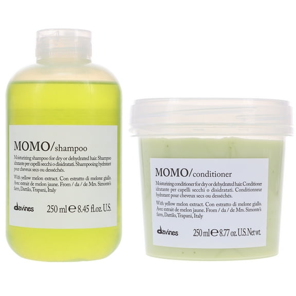 Davines MOMO Moisturizing Shampoo 8.45 oz & Conditioner 8.77 oz Combo Pack