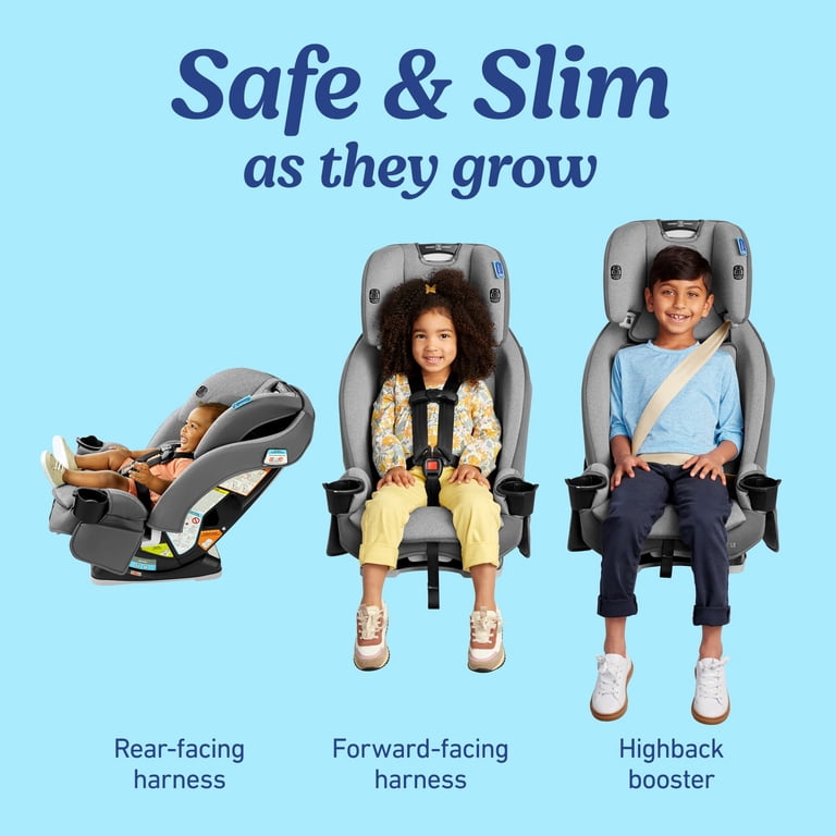 Graco SlimFit LX 3-in-1 Car Seat, Shaw, Grey - Walmart.com