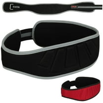 MRX Weight Lifting Belt - 5 Inches Wide 8mm Thick Padded Back Support with Flexible Ultra-light Foam Powerlifting Belts Heavy Duty Deadlifts Workout Squats Exercise & Lifting Belt for Men & Women