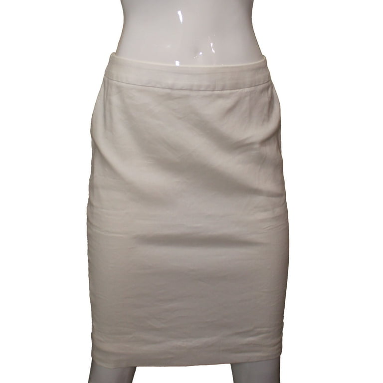 White linen cheap skirt petite