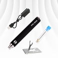 thumbnail image 3 of Juego de soldador ajustable Herramientas de soldadura de carga Hardware Soldadura DIY Portátil Mini inalámbrico para operación al aire libre Soldadura Negro Soledad Reparación de soldadura, 3 of 7