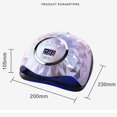 thumbnail image 5 of 248W UV LED Nail Lamp, with 60 LED Beads, Faster Curing Lamp LED Nail Dryer with 4 Timers white, nail lamp, 5 of 5