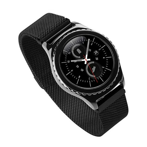 ustabil influenza energi Gear S2 Classic Watch Band, Milanese Loop Stainless Steel Replacement  Bracelet Strap Band for Samsung Gear S2 Classic SM-R732 & SM-R735 Smart  Watch (Black) - Walmart.com