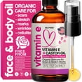 thumbnail image 1 of Aceite orgánico de vitamina E para cicatrices, estrías, eliminación de arrugas y celulitis, tratamiento para eliminar cicatrices, bioaceite con ricino, rosa mosqueta, jojoba y almendra, cuidado de la, 1 of 4