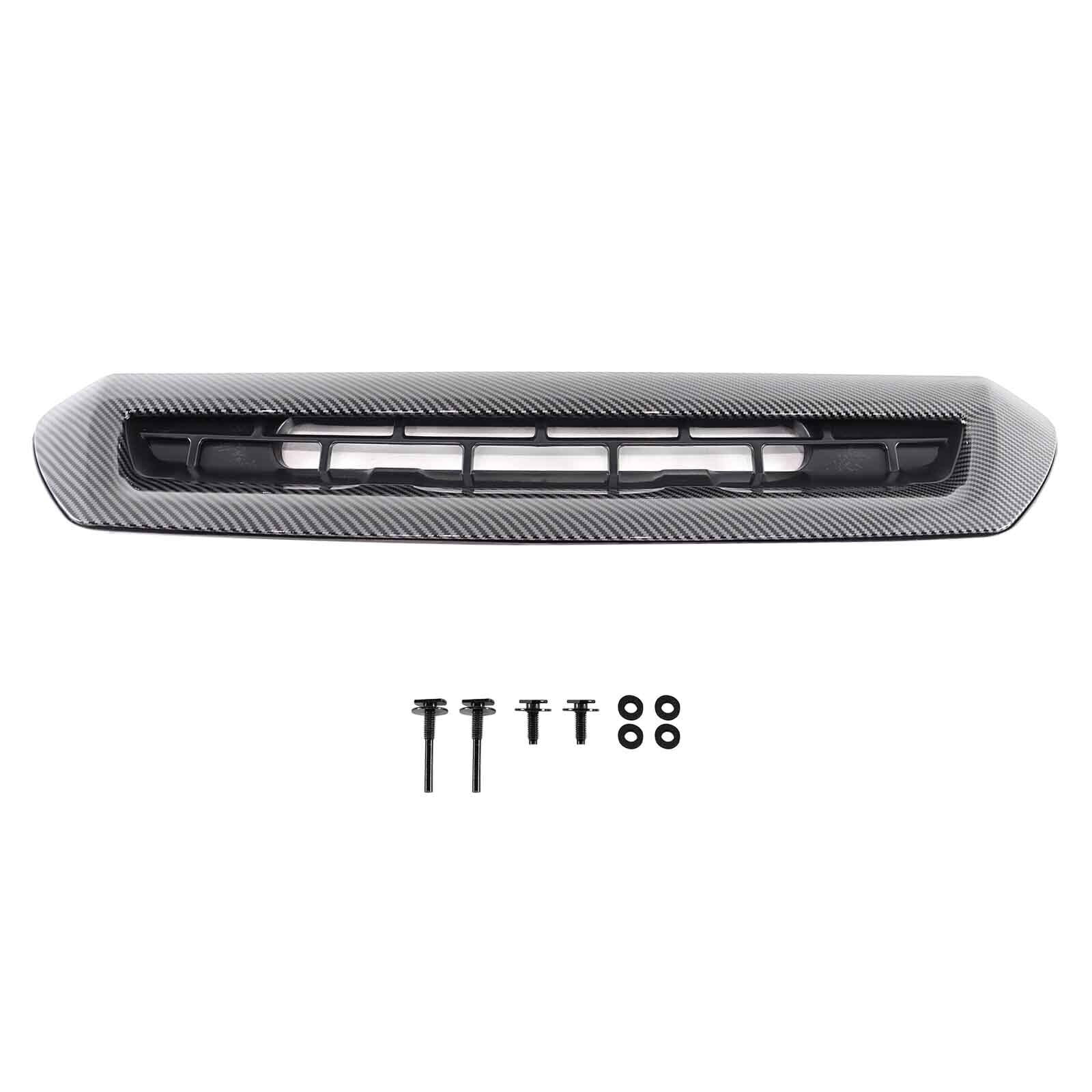 New Carbon Fibre Hood Air Vent For 17-19 GMC Sierra 2500 HD 3500 HD