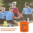 thumbnail image 1 of Brazalete de competición de líder de banda de capitán de fútbol para niños (naranja), 1 of 5