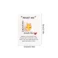 thumbnail image 3 of Dvkptbk English Encouragement Bunny Pocket Card Desktop Decorative Inspirational Blessings and Affectionate Messages easter decorations, 3 of 6