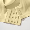 thumbnail image 6 of DGMIOCS Smoothing Wireless Bras for Women Comfort Seamless Bra Full Coverage Push Up Bra Yellow L, 6 of 7