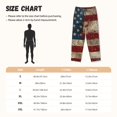 thumbnail image 3 of Fuzoiu American Flag1 Print Women's Pajama Pants,Lounge Pants with Drawstring and Pockets, Casual Pjs Sleep Bottoms, Women's Sleep Pants-Large, 3 of 6