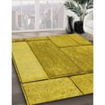 thumbnail image 3 of Ahgly Company Machine Washable Indoor Rectangle Transitional Dark Golden Rod Brown Area Rugs, 4' x 6', 3 of 7