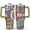 Paisley Design(28), variant on Paisley Design40 Oz Tumbler with Handle Lid and Straw, Stainless Steel Double Walled Vacuum Insulated Cup, Cute Anniversary Wedding Birthday Gifts Tumbler for Women Men Friends Outdoor Indoor