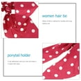 thumbnail image 5 of WRITWAA 3Pcs Ponytail Holder Fabric Material Assorted Colors Durable Elastic Hair Tie Loop, 5 of 5