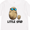 thumbnail image 4 of Inktastic Little Spud Potato Father and Child Boys or Girls Long Sleeve Toddler T-Shirt, 4 of 5