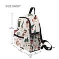 thumbnail image 3 of FORMRS School Backpack with Front Zippered Pocket 12" Elementary Student Travel Daypack, Christmas Cups, 3 of 6