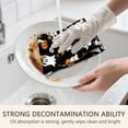 thumbnail image 5 of 2 Pcs Funny Kitchen Towels,Black Halloween Ghosts and Pumpkins Microfiber Dish Towels,Kitchen Tea Towels,Kitchen Towel Set (18" X 26"), 5 of 7