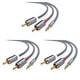 thumbnail image 5 of Cateissary RCA Cable de Audio Jack 3,5 a 2 RCA Cable 3,5mm Jack a 2RCA Splitter Cable para TV PC amplificadores DVD Cable de altavoz Type7 NO7, 5 of 6