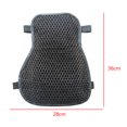 thumbnail image 4 of Cojín para asiento de motocicleta Tejido de malla 3D Espuma de gel de Transpirable Reduce la presión Almohadilla de verano antideslizante - L Sunnimix Cojín de asiento de la motocicleta, 4 of 8