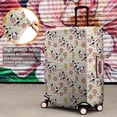 thumbnail image 4 of Beige Cow Flower Pattern Luggage Cover Fashion Suitcase Cover Baggage Covers Fit 25-28 Inch Luggage (Go Travel), 4 of 5