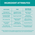 thumbnail image 5 of Designer Wellness, Designer Whey, Natural 100% Whey Protein Powder with Probiotics, Fiber, and Key B-Vitamins for Energy, Gluten-free, Non-GMO, French Vanilla, 4 lb, 5 of 7