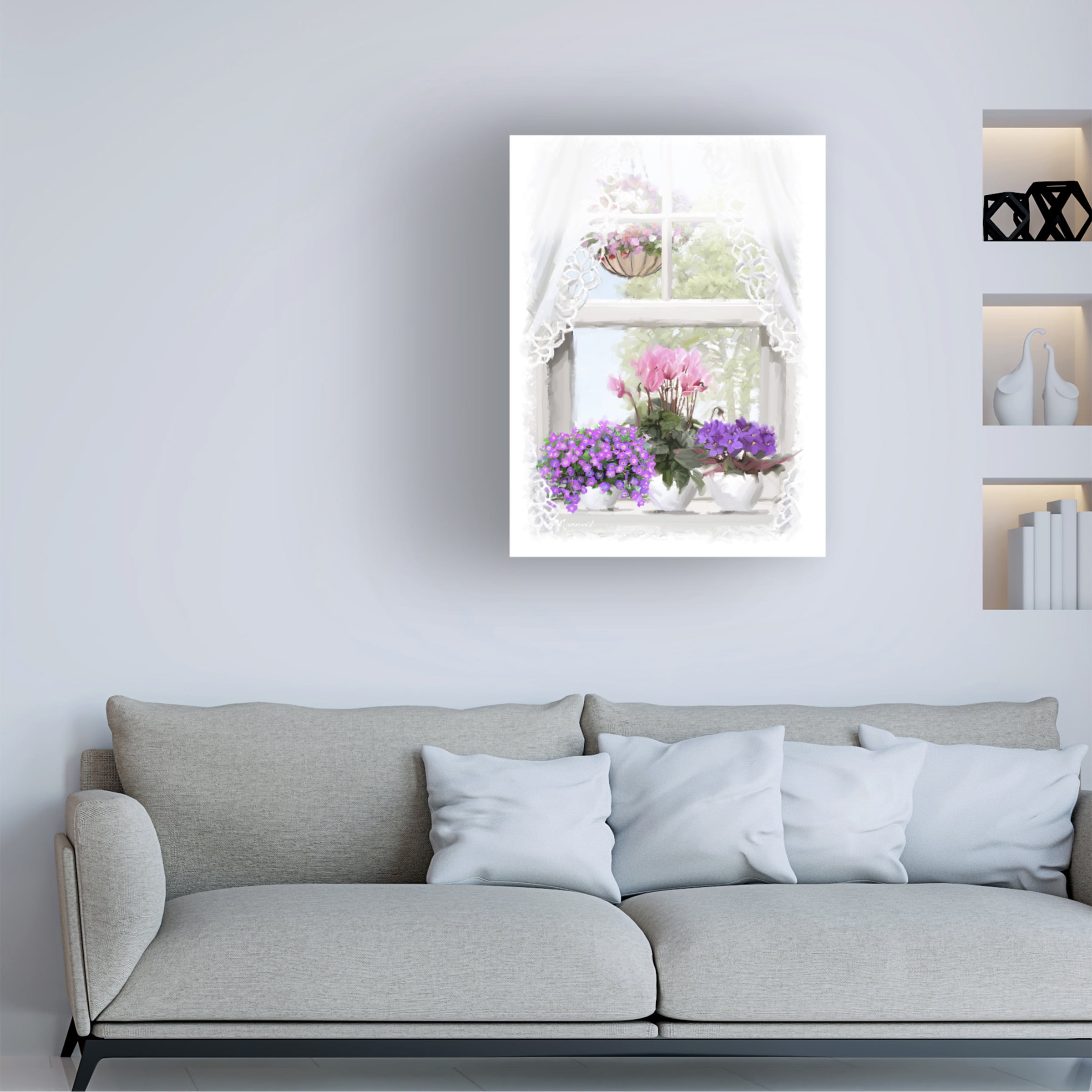 The Macneil Studio 'Window Flowers' Canvas Art