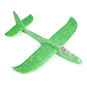 FANNYC Airplane Toys, 18.9" Large Throwing Foam Plane , 2 Flight Mode Glider Plane, Flying Toy For Kids, Birthday Gifts For 3 4 5 6 7 8 9 10 11 Year Old Boys Girls,Outdoor Sport Toys Party Favors