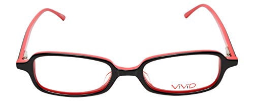 Calabria Viv 751 Designer Reading Glasses in Black-Red ; +3.00