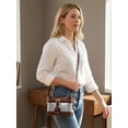 thumbnail image 6 of LAVA Small Box Crossbody Purse For Women, Designer PU Leather Mini Top Handle Tote Bag Shoulder Pouch, Satchel Flap Handbag for Ladies, 6 of 11