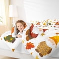 thumbnail image 4 of Homewish Cartoon Gnome 3 Pieces Queen Comforter Set For Female Men Adults,Farmhouse Harvest Ultra Soft Bedding Sets,Happy Fall Autumn Bedding Comforter Set,Luxury Bedroom Decor,Reversible, 4 of 8