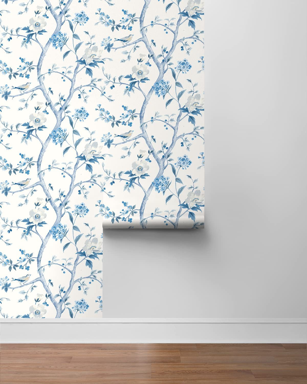 Lillian August Floral Trail Peel and Stick Wallpaper