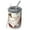 Red Mushroom Plant-1, variant on 12oz Coffee Tumblers Red Mushroom Plant White Pattern Stainless Steel Vacuum Insulated Travel Tumbler Coffee Cups Mug with Lid and Straw with Cleaning Brush for Cold & Hot Drinks